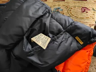 Gilet Armani Jeans double face nero/arancio