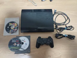 Consola PS3 Super Slim Nera + Giochi