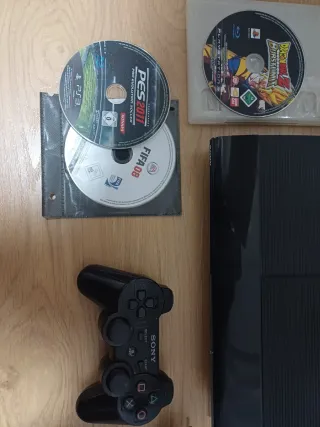 Consola PS3 Super Slim Nera + Giochi