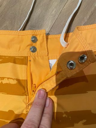 Shorts Nike Rayas Naranja y Amarillo