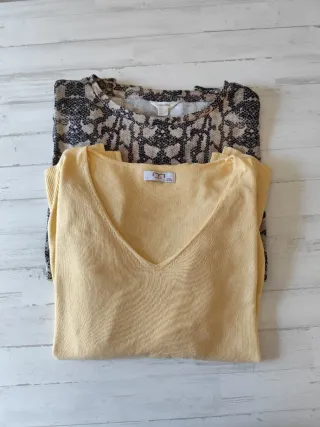 Lote 2 camisetas mujer talla L