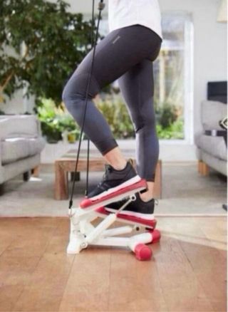 Mini Stepper Fitness Pedaleador con Bandas