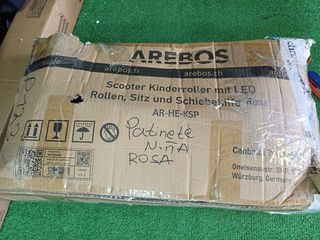 AREBOS Patinete Kick Scooter City Niños