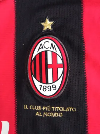 Maglia Ufficiale Milan Calcio ZAMBROTTA firmata