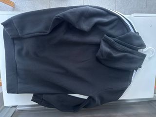 Sudadera Adidas Negra Talla M, 15-16 años