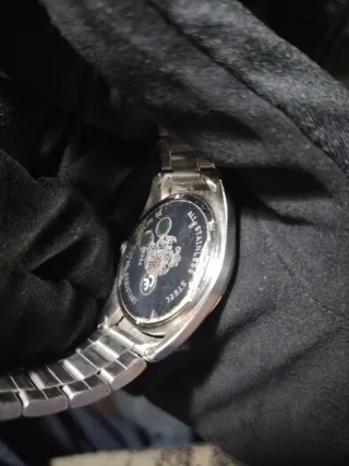 Reloj Duward Cuarzo Hombre Plata y Blanco