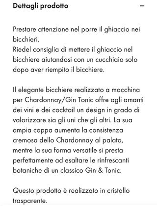 RIEDEL RESERVE 12 CALICI : 6 CHARDONNAY+6 SPUMANTE