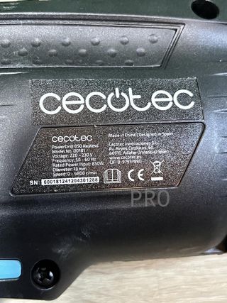 Taladro Eléctrico Percutor Cecotec