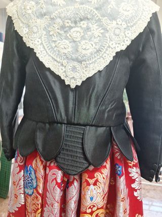 Corpiño de fallera negro