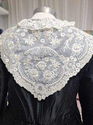 Corpiño de fallera negro