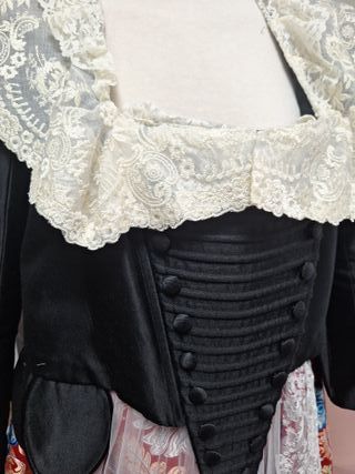 Corpiño de fallera negro