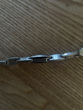 Bracciale Uomo Fossil Acciaio Argento