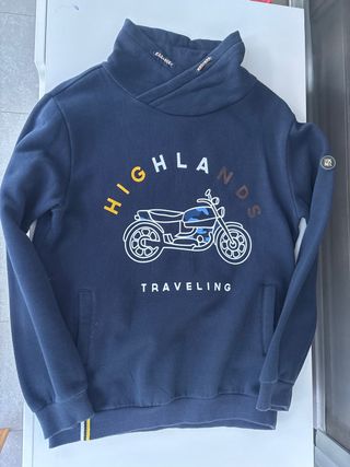 Sudadera chico azul Highlands