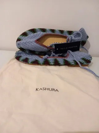 Bailarinas KASHURA azules y multicolor