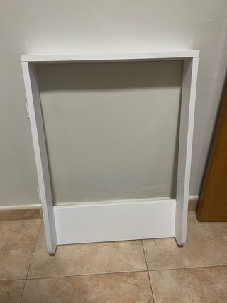 Cambiador de bebé blanco