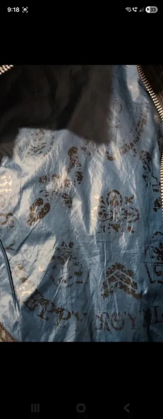 Chaquetón Highly Preppy azul talla S