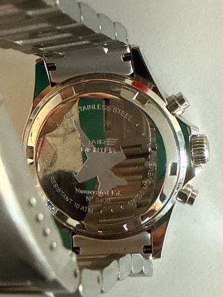 Reloj Air Fighter Cronógrafo Plateado número 400.