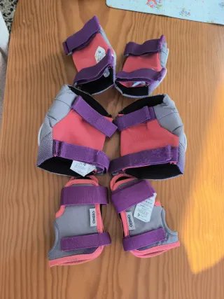 Set 3 protectores rodilleras,coderas y muñecas