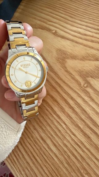 Reloj Versus Versace baño de oro y Plateado