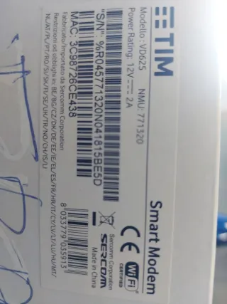 Smart Modem Wi-Fi TIM ADSL/Fibra