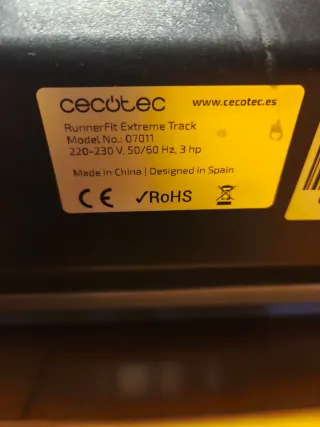 Cinta de correr Cecotec EXTREMETRACK