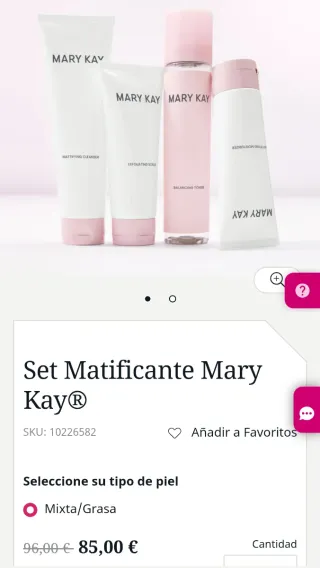 Set Matificante Mary Kay