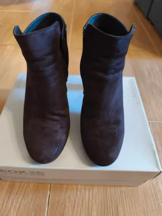 Botines Geox Piel Mujer Marrones Cómodos