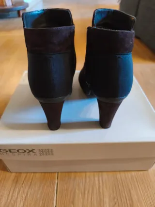 Botines Geox Piel Mujer Marrones Cómodos