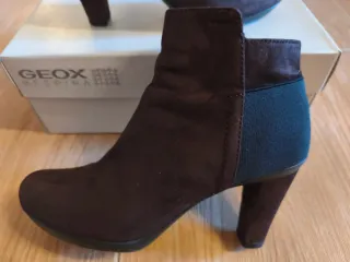 Botines Geox Piel Mujer Marrones Cómodos