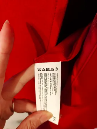 Abrigo largo a estrenar oversize rojo