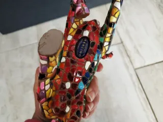 Figura Toro Mosaico Multicolor