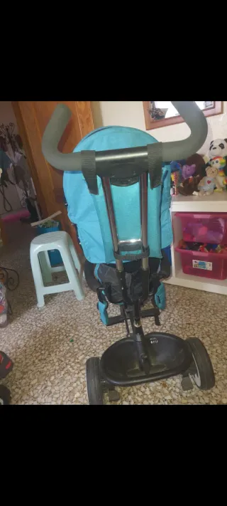 Triciclo infantil azul