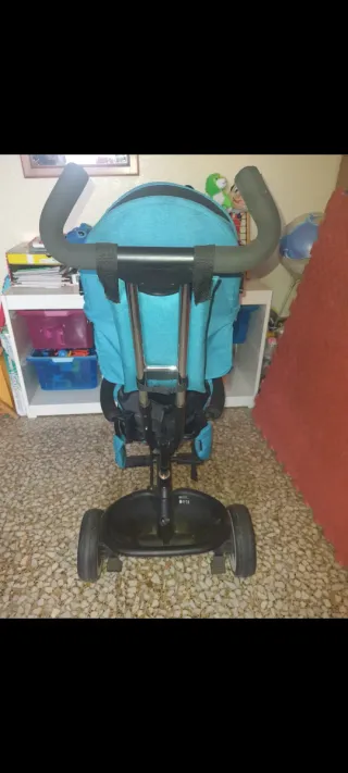 Triciclo infantil azul