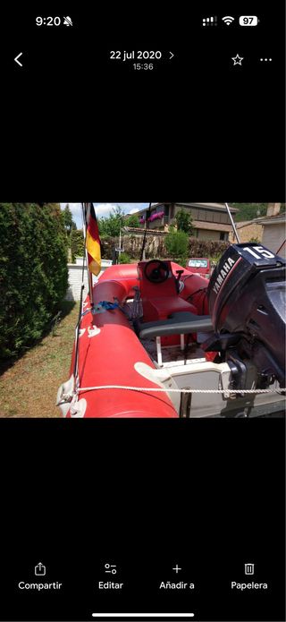 barca 15cv con remolque