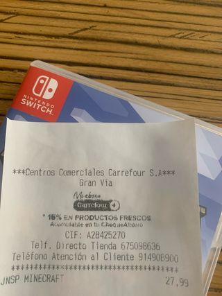 Minecraft per Nintendo Switch