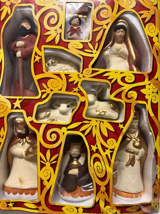 Presepe 9 pezzi, stile THUN