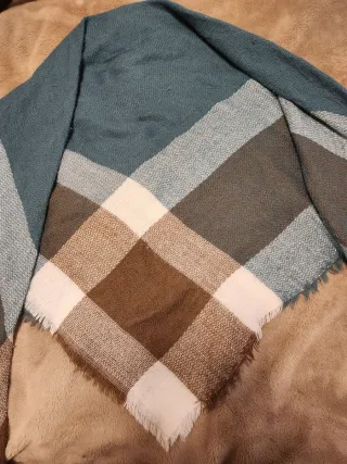 Pañuelo grande a cuadros