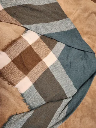 Pañuelo grande a cuadros