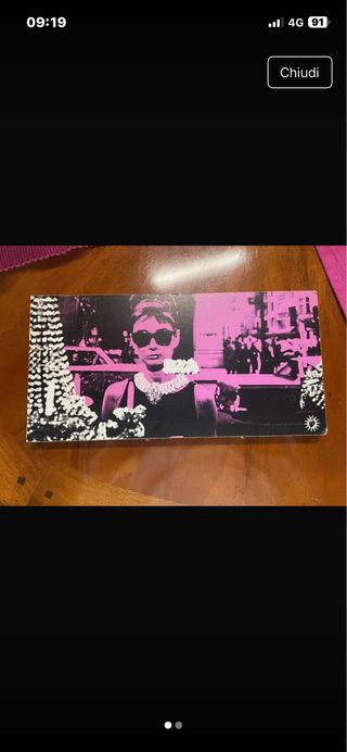 Quadretto Audrey Hepburn