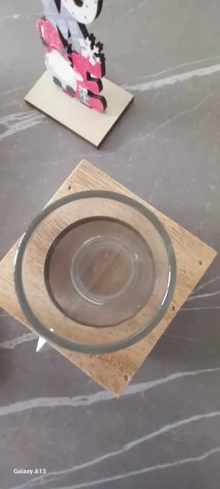 Decirazionii natalizie in legno e vetro +omaggio