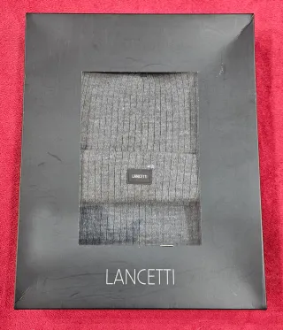 Set cappellino e scaldacollo Lancetti grigio Nuovo