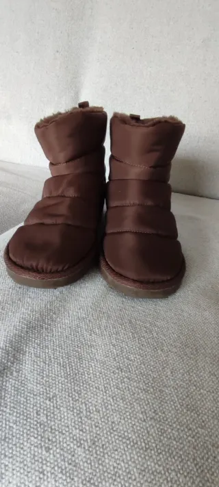 Botas marrones acolchadas