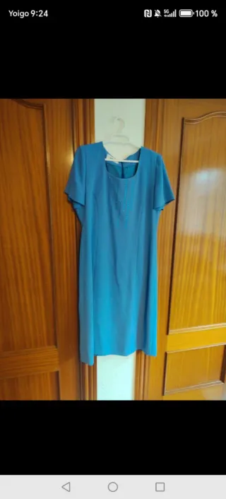 Traje de fiesta azul