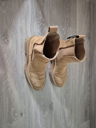 Botas Chelsea Beige