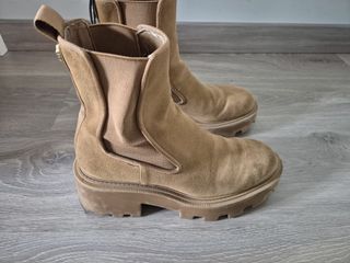 Botas Chelsea Beige