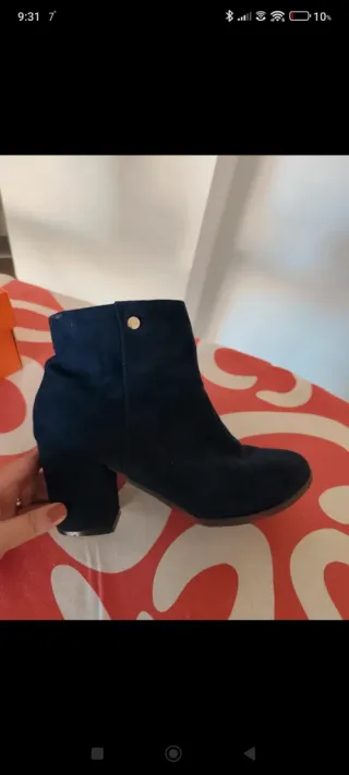 Botín azul XTI tacón