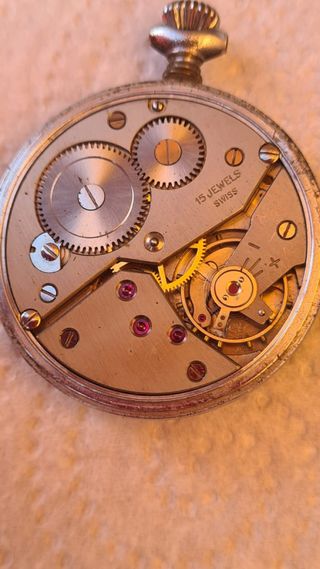 Reloj Samova Plata y Negro