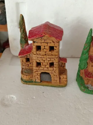 Pastorelli presepe in terracotta