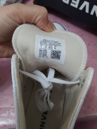 Converse Pelle Rose Oro Platform