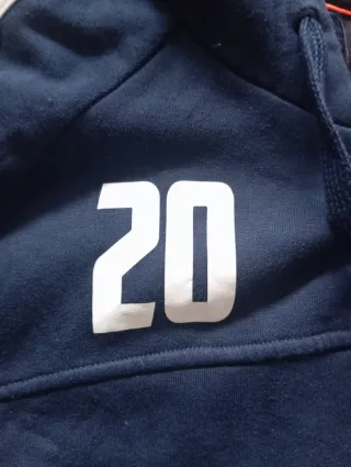 Sudadera Adidas con capucha azul marino